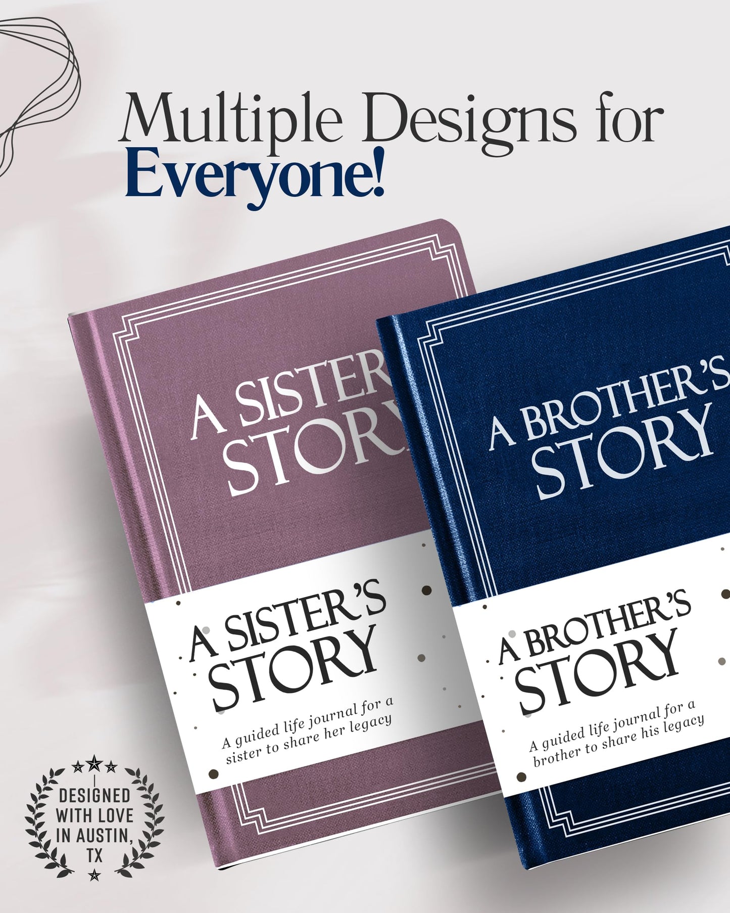 Brother's Life Story Journal (Hardcover): A Meaningful Keepsake for Brother to Share His Journey & Memories, Book Includes 250+ Prompt Questions, Sentimental Gift for Father's Day, Birthday, Christmas
