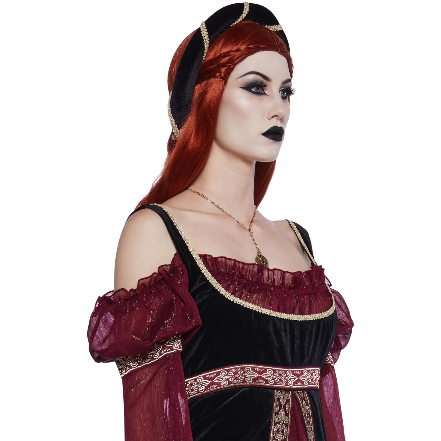 Dolls Kill Renaissance Princess Halloween Costume - Medieval Ren Faire Outfit by Trickz N' Treatz - X-Large