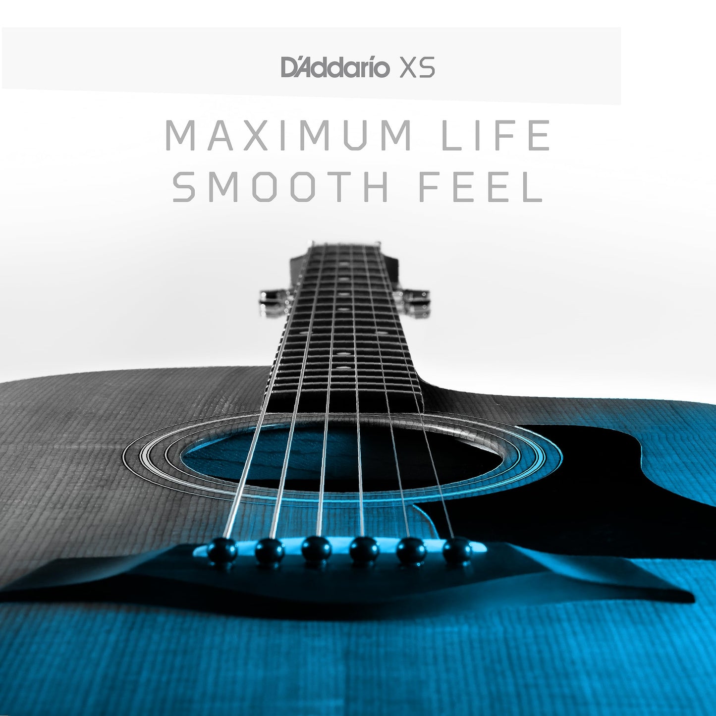 Daddario Acoustic Guitar Strings, Xs Phosphor Bronze Coated, Xsapb1047, Light Gauge 10-47, 12-String Set, Pack Of 1