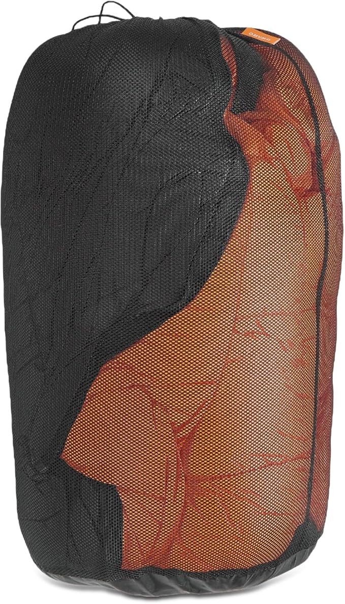OMVMO 1Pcs100L Mesh Sleeping Bag Storage Sack Stuff Sack Mesh Laundry Bag Drawstring Bag，Tear-Resistant Polyester Mesh,300...
