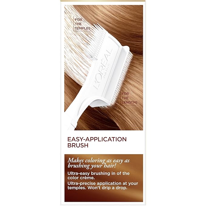 L'Oreal Paris ExcellenceAge Perfect Layered Tone Flattering Color, 6N Light Soft Golden Brown (Packaging May Vary)