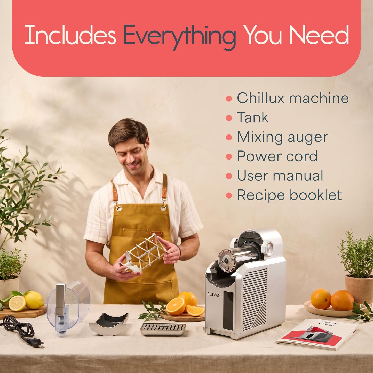 Slushie Machine for Home 68 Oz— Chillux Slushy Machine with 6 Preset Modes (No Ice Needed) — Frozen Drink Machine for Margaritas, Frappes & More