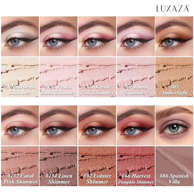 10PCS Eyeshadow Stick,Shimmer And Neutral Champagne Pink Metallic Eye Shadow sticks,Cream Eyeshadow Pencil Crayon with Smudge-proof & Waterproof,Eye Brightener Stick