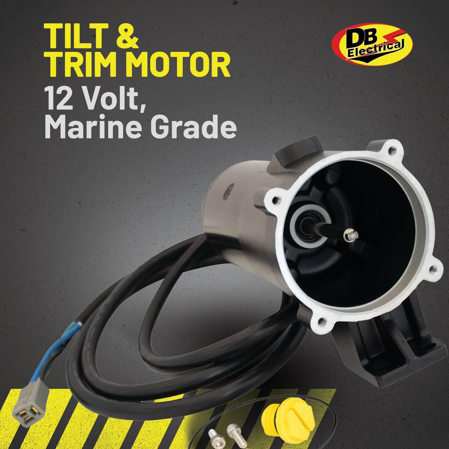 DB Electrical TRM0012 Tilt Trim Motor Compatible with/Replacement for Chrysler/Force/Evinrude/Johnson Omc 75 HP, 90 HP, 115 HP, 120 HP, 130 HP, 135 HP, 172543, 382715, ESZ4009, ESZ4012