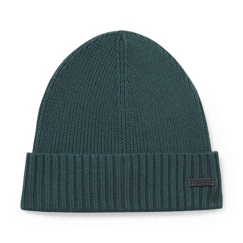 BOSS Fati Ribbed Knit Hat, Pine Tree Green, One Size
