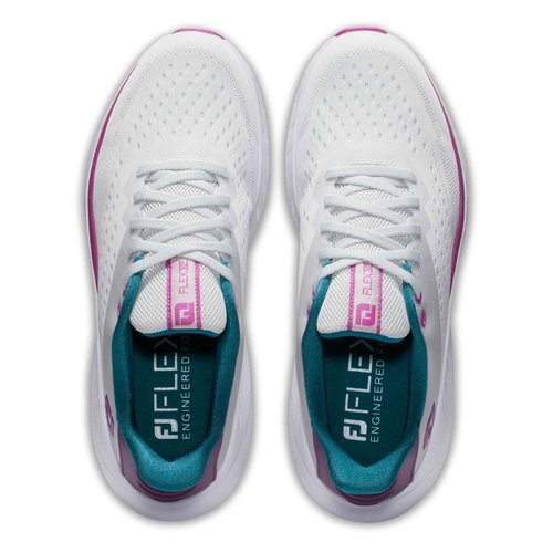 FootJoy Women's FJ Flex XP Previous Season Style Golf Shoe, Grey/Purple, 6