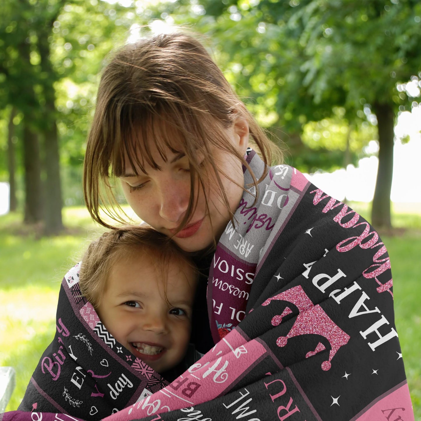 Mosslink Mom Birthday Gifts from Daughter Son, Birthday Gifts for Mom/Mother, Gifts for Moms Birthday Unique, Happy Birthday Mom Gift Ideas Blanket 60"x50"