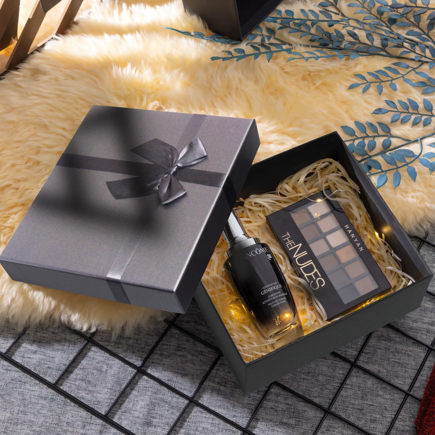 Black Gift Boxes with Lids, Set of 4 Nesting Presents Boxes for Gifts, Luxury Gift Wrap Boxes for Weddings, Birthdays, Anniversaris and All Gift Giving Occasions