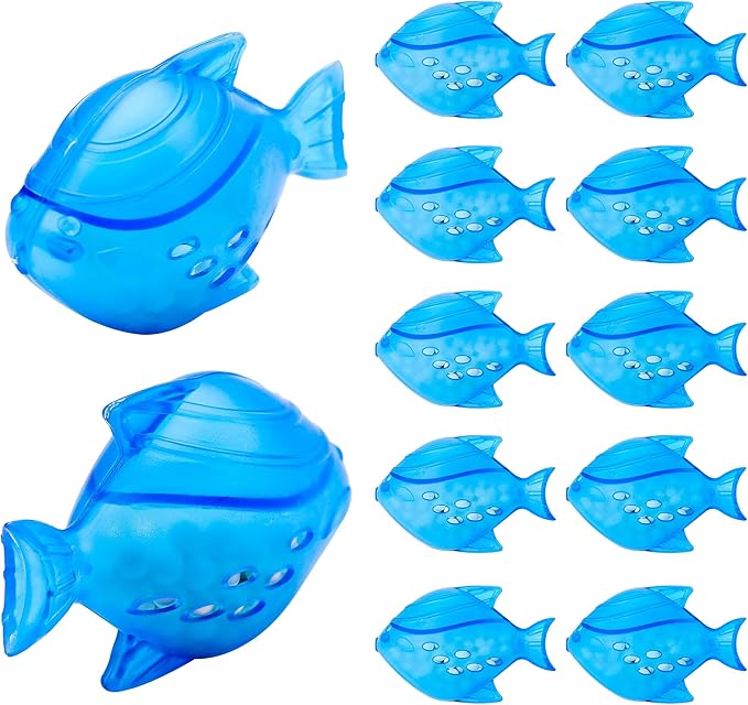Funmit Humidifier Cleaning Fish, 12 Pack Humidifier Cleaner for Humidifiers and Fish Tanks, Purifies Water, Prevents Hard ...