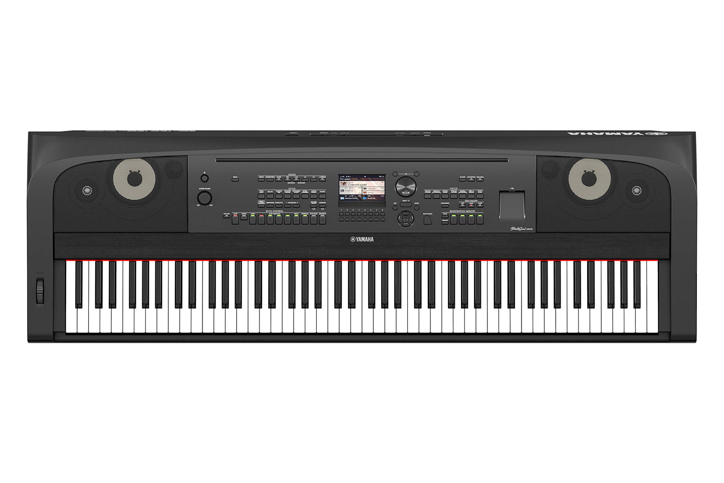 Yamaha DGX-670B, 88-Key Weighted Digital Piano with Sustain Foot Switch and Music Rest, Black - Furniture Stand Sold Separately