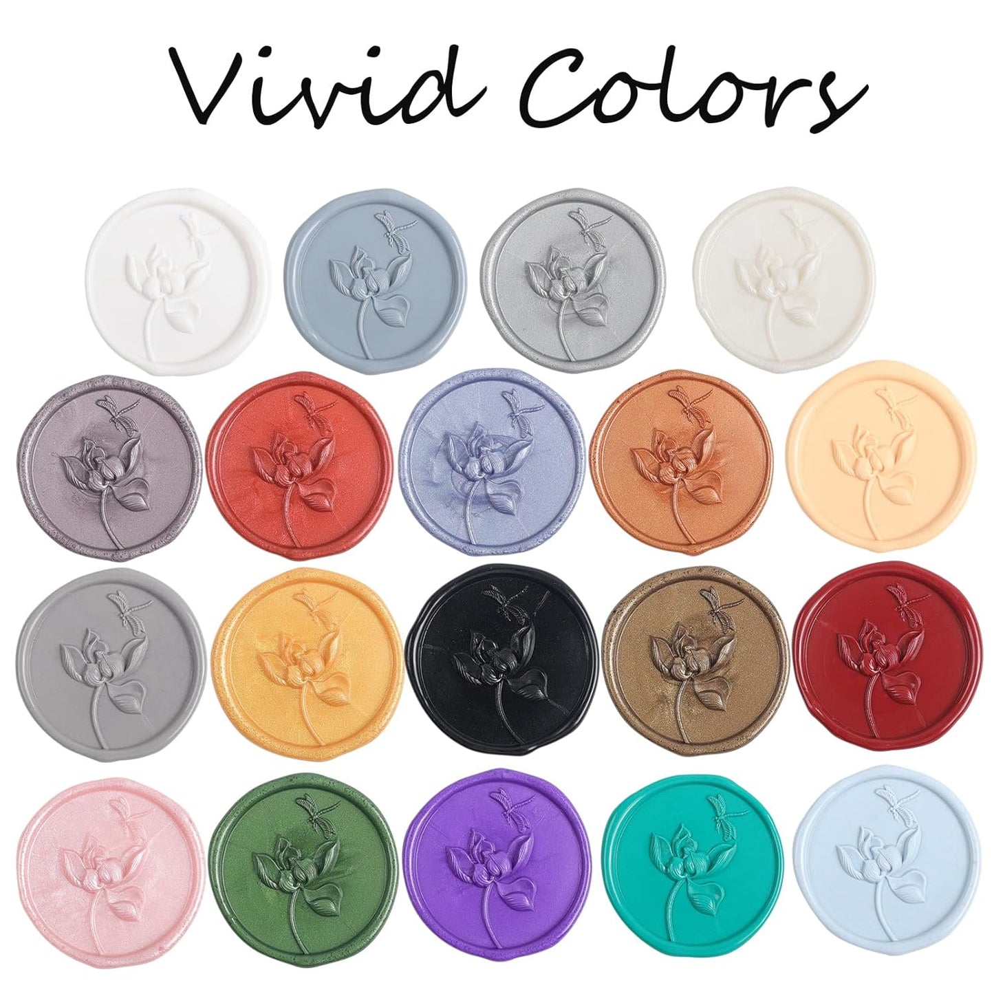 52pcs Pale Blue Sealing Wax Sticks, Andotopee Glue Gun Wax Seal Sticks for Wax Seal Stamp, Premium Sealing Wax for Envelope Letter Seal Wedding Invation Craft Adhesive, Great Gift Ideas (Mini Size)