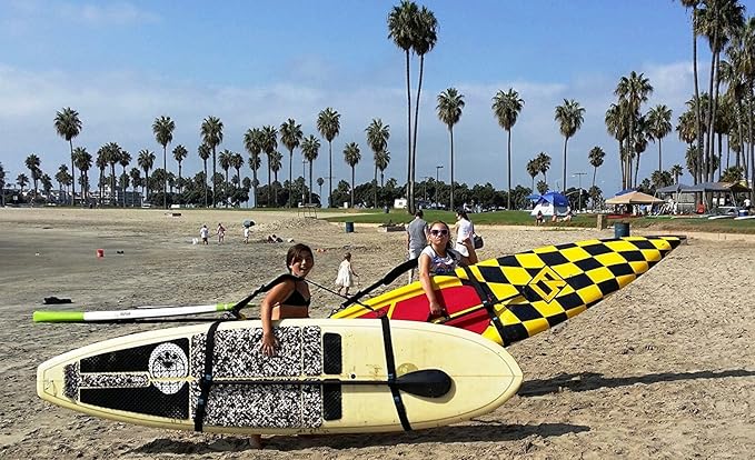 2 Pack of SUP Sling Stand up Paddleboard Carrying Straps