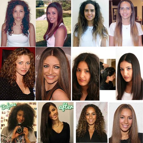 KERATIN RESEARCH Brazilian Keratin Hair Treatment Straightening Complex Blowout LONG Lasting Organic Natural Results with Argan Oil Keratina Brasilera (10oz+4)