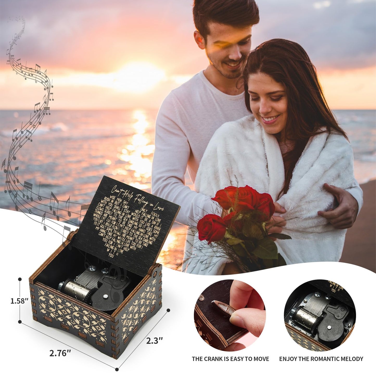 Gifts for Her, Romantic Gifts for Girlfriend, Wife, Valentine's Gift Bulk for Her, Valentine Gift Baskets for Women, Unique Present for Wedding Engagement Anniversary Bulk Set