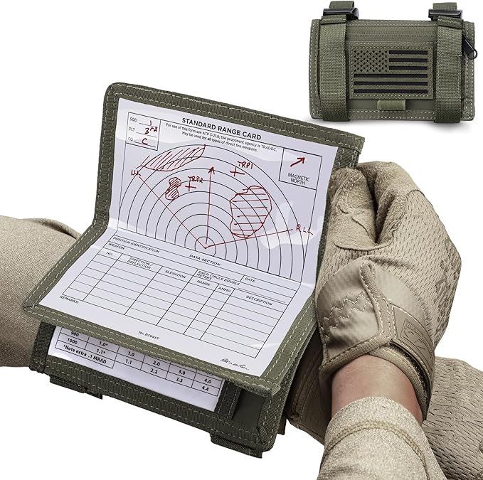 LIVANS Map Case Tactical Arm Sleeve QB Wristband Map Pouch Tactical Armband Sleeve Military Arm Wrist Pouch Document DOPE ...