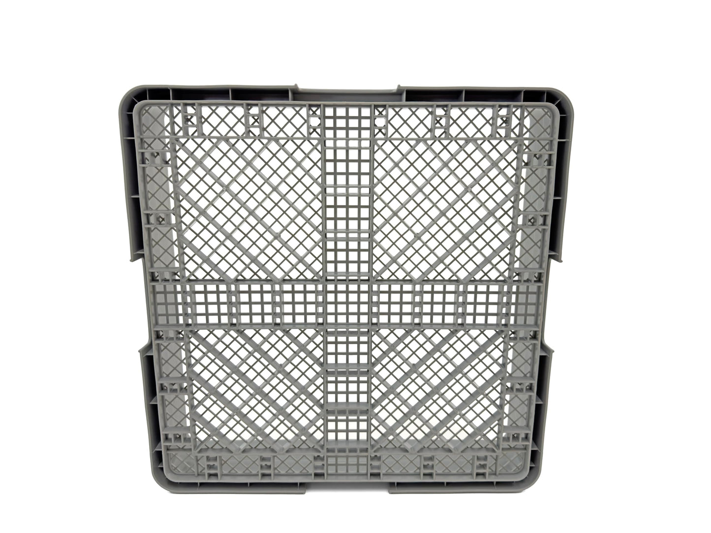 Farag Janitorial Flatware Rack for Commercial Dishwasher | Full Size Combination | Polypropylene | Gray
