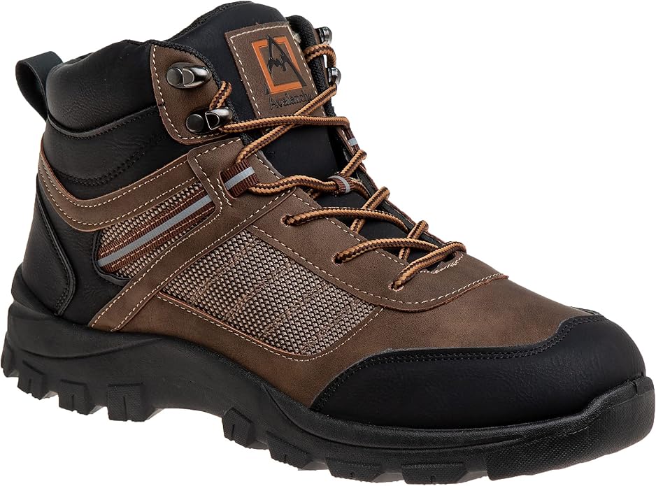 Avalanche Men's Hiking Outdoor Shoes Non-Slip Rubber Sole Work Boots for Adult Size 8.5-13