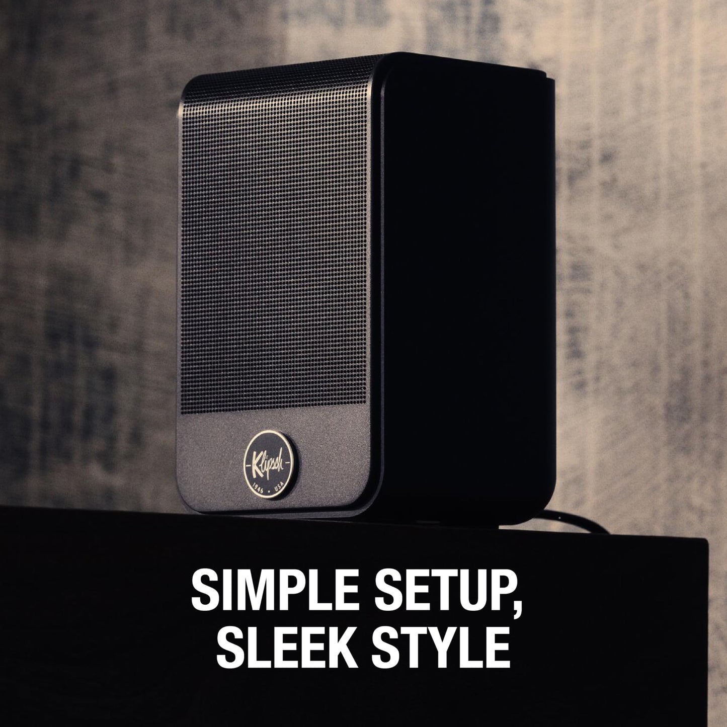 Klipsch Flexus SURR 100 Surround Sound Speakers with Immersive Dolby Atmos Technology - Black