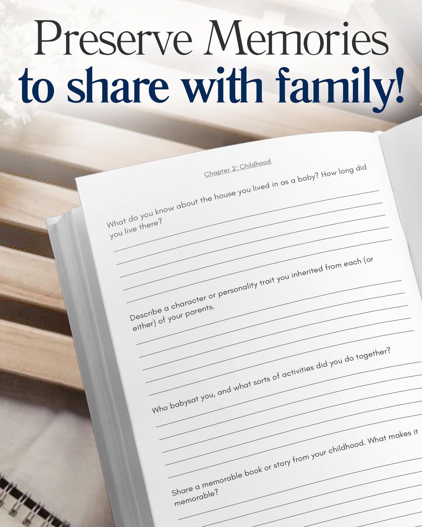 Brother's Life Story Journal (Hardcover): A Meaningful Keepsake for Brother to Share His Journey & Memories, Book Includes 250+ Prompt Questions, Sentimental Gift for Father's Day, Birthday, Christmas