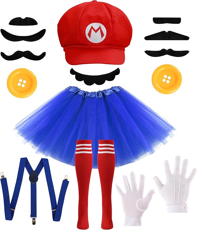 PIIDUOO Halloween Costumes Accessories for Adults Women - Halloween Costume 2025 Cosplay Party Set for Teen Girls