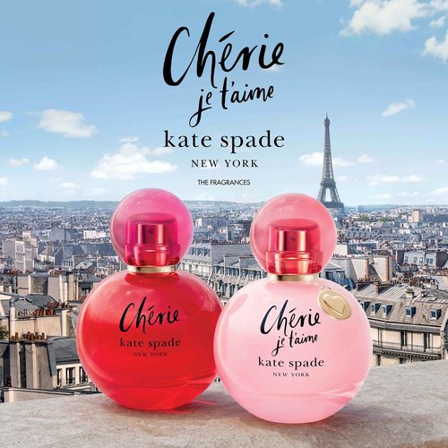 kate spade new york - Cherie Je t’aime Eau de Parfum - Women's Fragrance - White Floral & Fruity - With notes of Passion Fruit, Mimosa & Tonka - 2.0 Fl Oz
