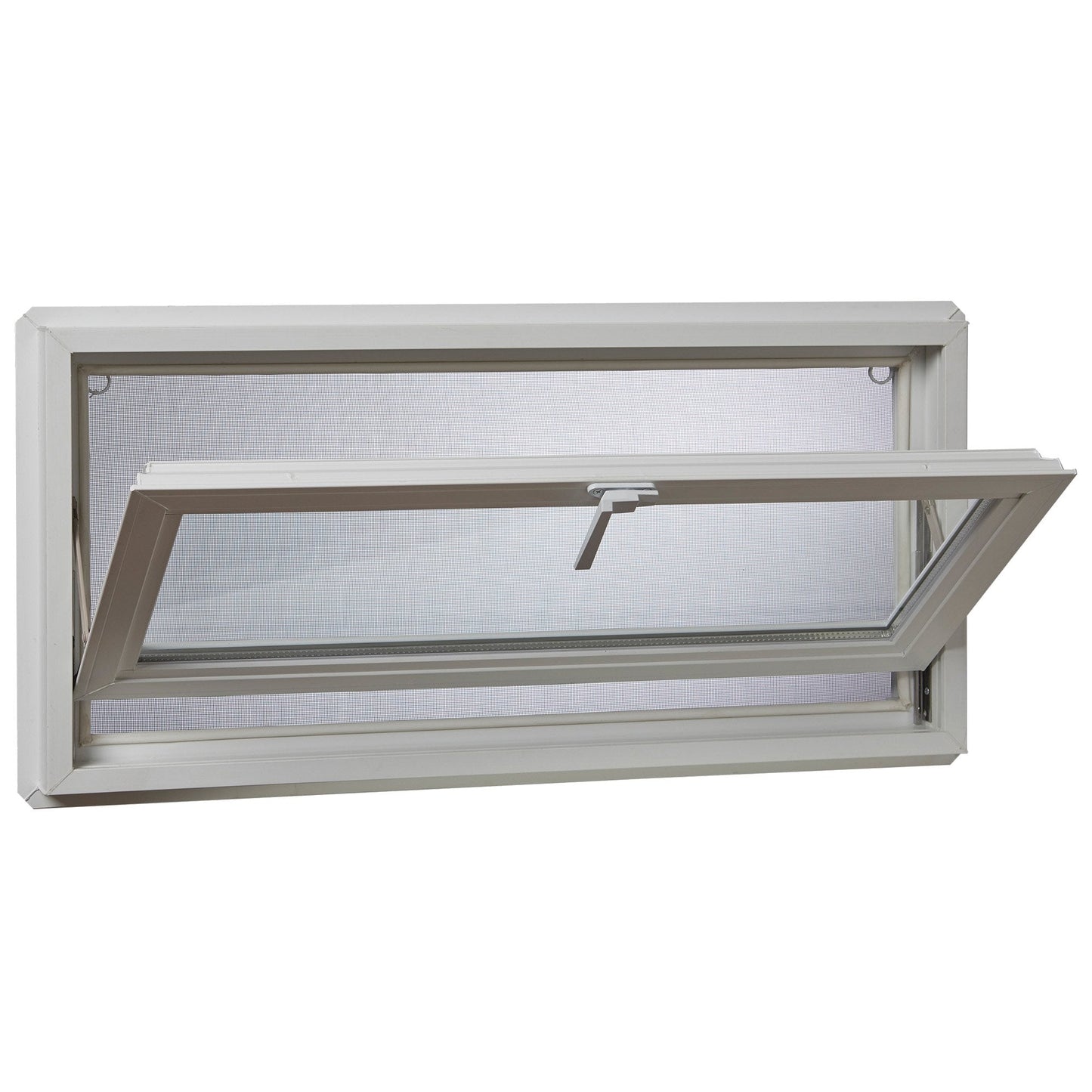Park Ridge Products VBHI3218PR VBHI Vinyl Basement Hopper Window, 32" x 18", White