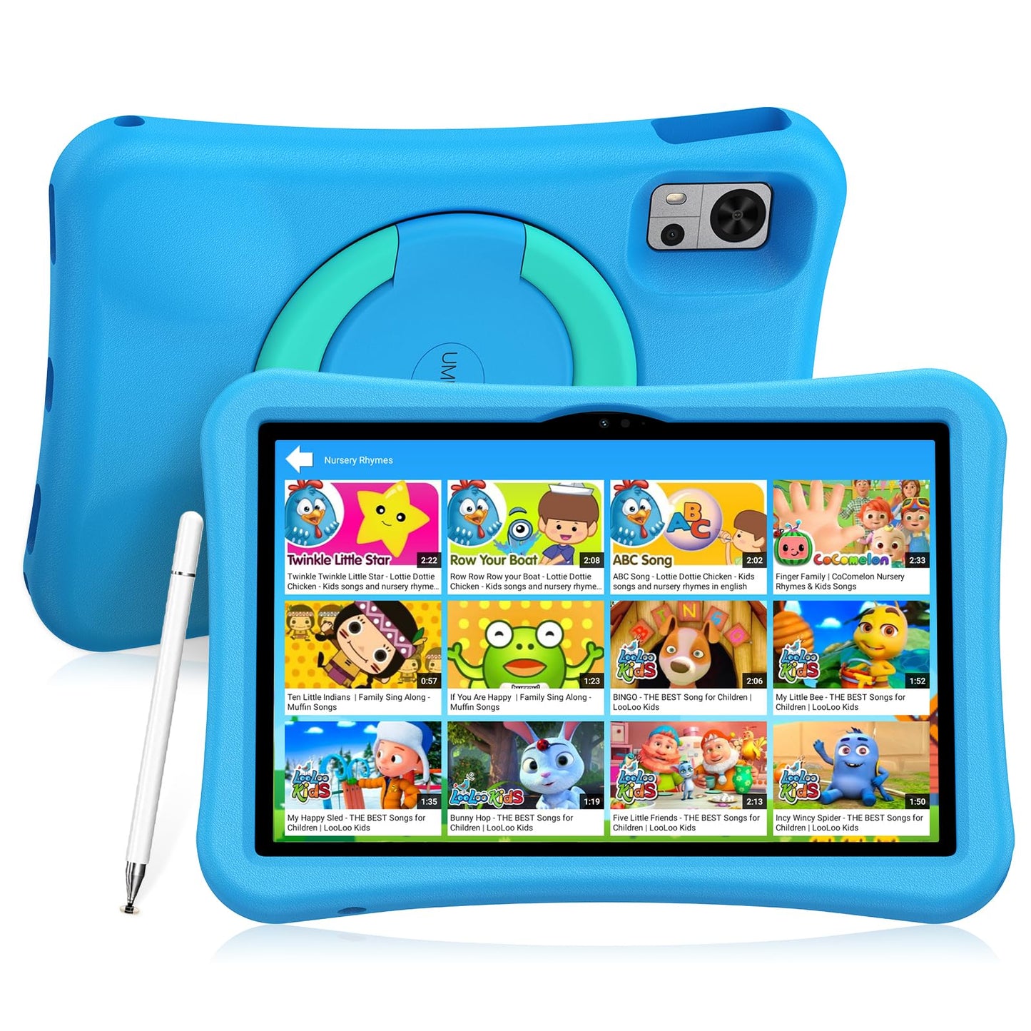 Umidigi G5 Tab Kids Tablet, Android 13, 128Gb, 10.1In Hd+, 4+4Gb, Sea Blue, Tablet For Child With Bluetooth, Wifi5, Parental Con