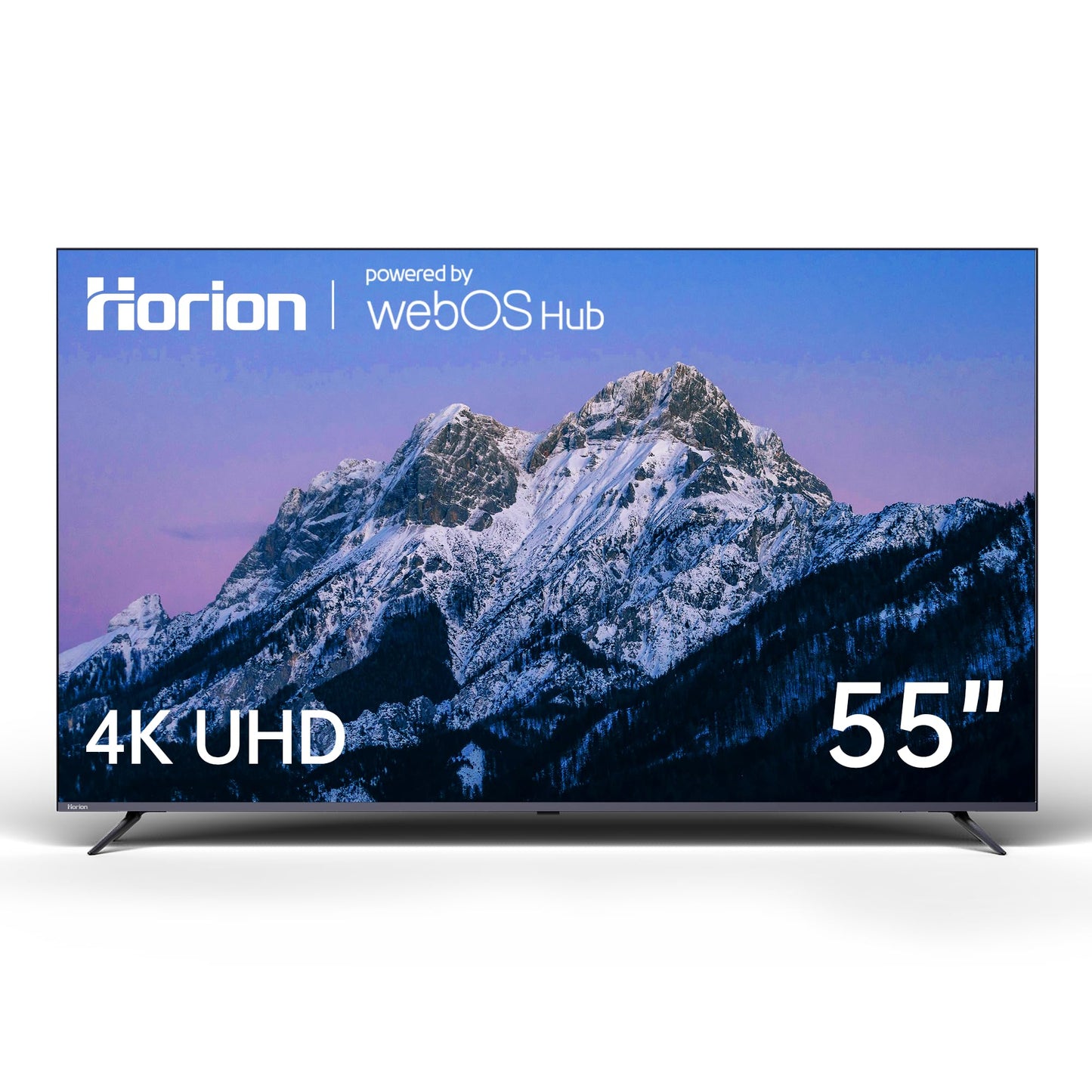 HORION 55 inch Smart TV, 4K UHD LED TV with WebOS 22, Ultra Slim Television with Mega Contrast, HDR10, Dolby Audio - Streaming Live, Bluetooth, Hdmi, WiFi ((P6D Series)