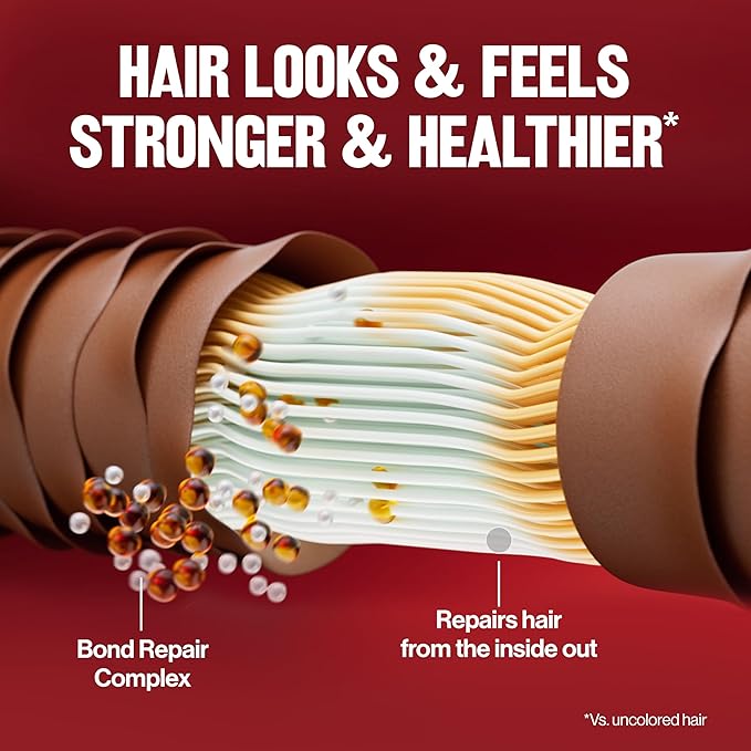 Revlon ColorSilk with Bond Repair Complex, Brown Permanent Hair Color, 100% Gray Coverage, Ammonia Free Hair Dye, Vegan Keratin, 41 Medium Brown (Pack of 3)