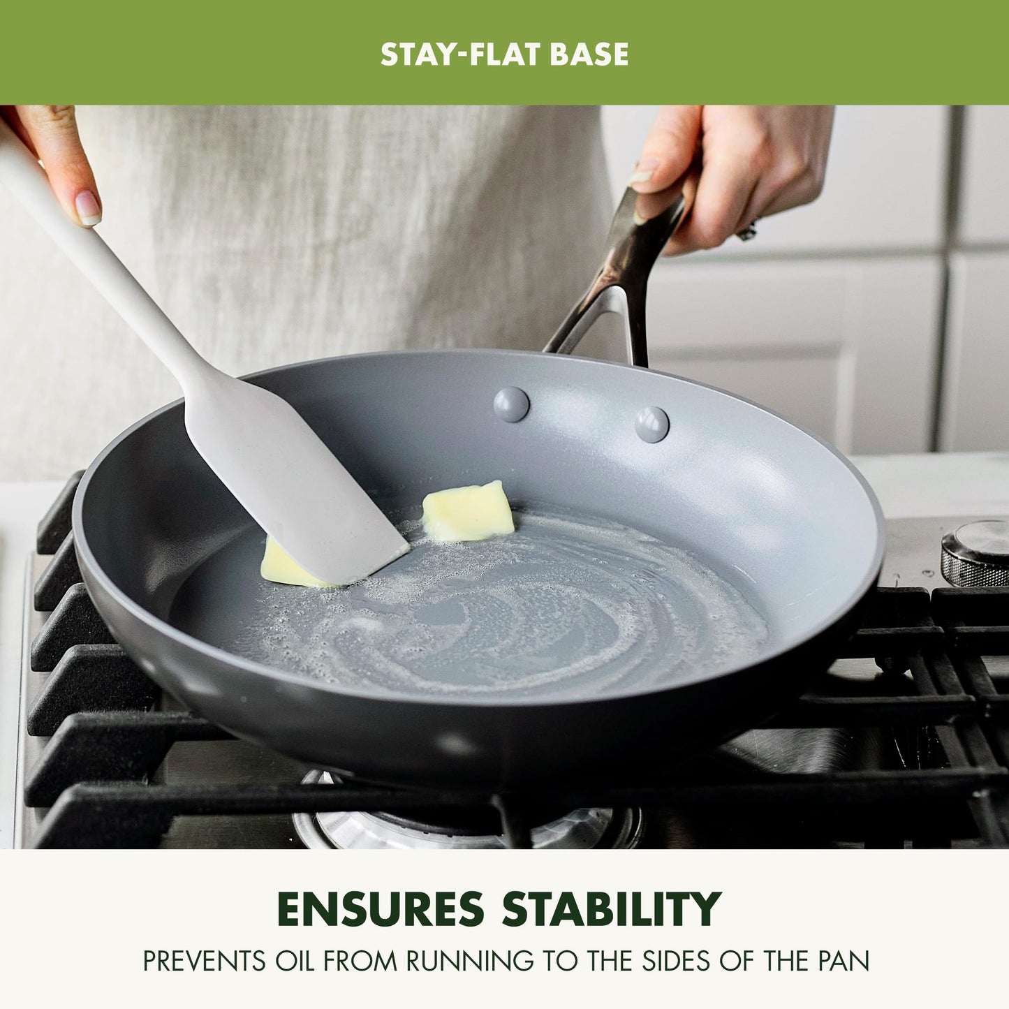 GreenPan Valencia Pro Ceramic Nonstick 8" 9.5" & 11" Fry Pan Skillet Set, Hard Anodized PFAS-Free, Induction Ready, Compatible on All Cooktops, Dishwasher Safe, Oven Safe to 600F, Gray