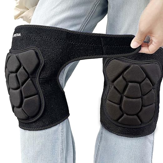 Men Women Knee Pads for Kneeling, Waterproof Knee Pad for Gardening Flooring Painting Yard Tile, Soft Foam Kneepads for Mechanics Carpenters Workers, Comfortable and Lightweight for Christmas, Black L (1 Pair)