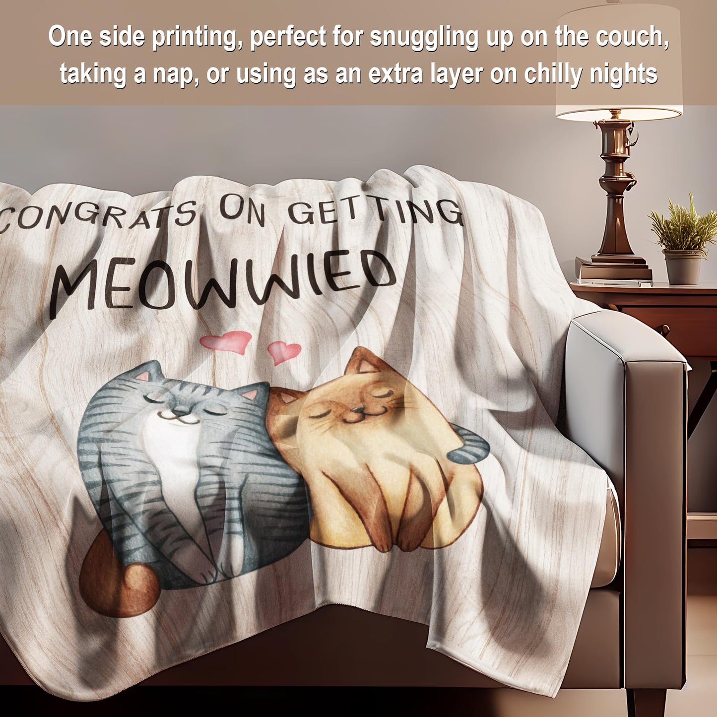 Ueedklaayy Wedding Gifts for Couples, 2025 Bridal Shower Gift, Funny Wedding Gifts for Newlyweds, Couples Personalized Engagement Presents for Bride to Be Married Favors Blanket