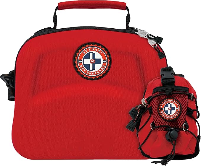 Be Smart Get Prepared 398pc Emergency First Aid Kit + BONUS Mini Kit included - Ideal for Office, Home, Car, School, Emerg...