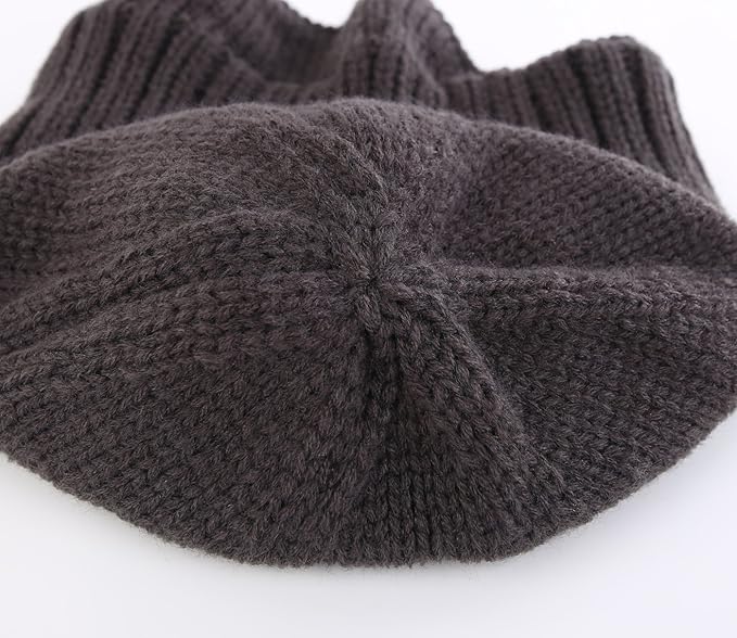 Home Prefer Mens Winter Hat Knit Earflap Hat Stocking Caps with Ears Beanie Hat