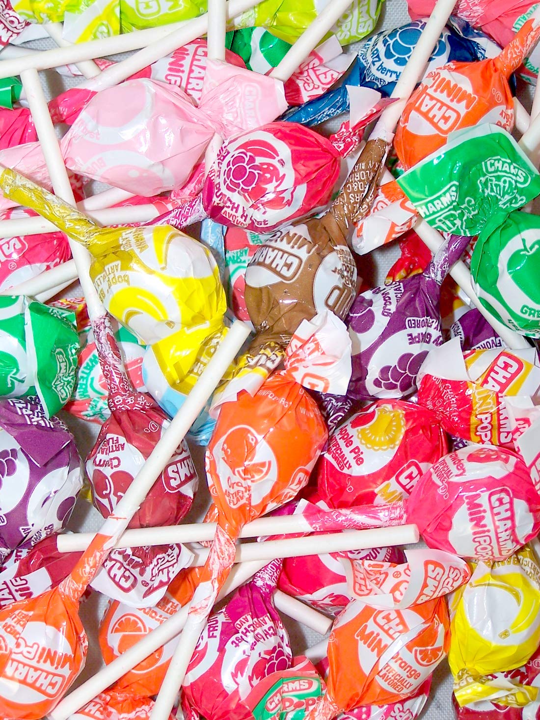 Charms Minipops 18 Assorted Flavor Candy Lollipop Suckers, 75 Count Bag