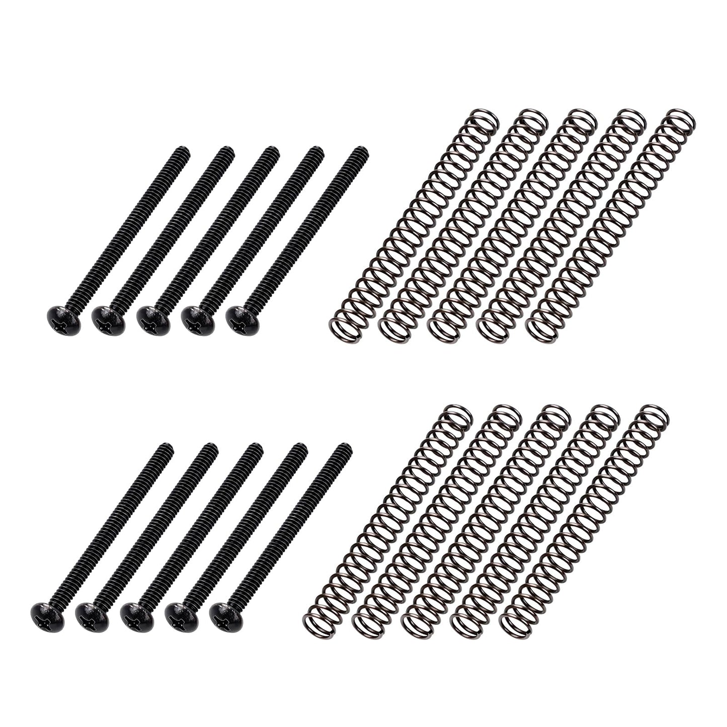 Banworks Usa/Imperial Thread Guitar Humbucker Pickup Screws Vintage Phillips-Head Humbucker Pickup Height Screws With Springs Fo