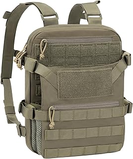 CLTAC ABP Tactical MOLLE Hydration Backpack Military Assault Vest Back Panel Pack for Men Training Hiking Airsoft