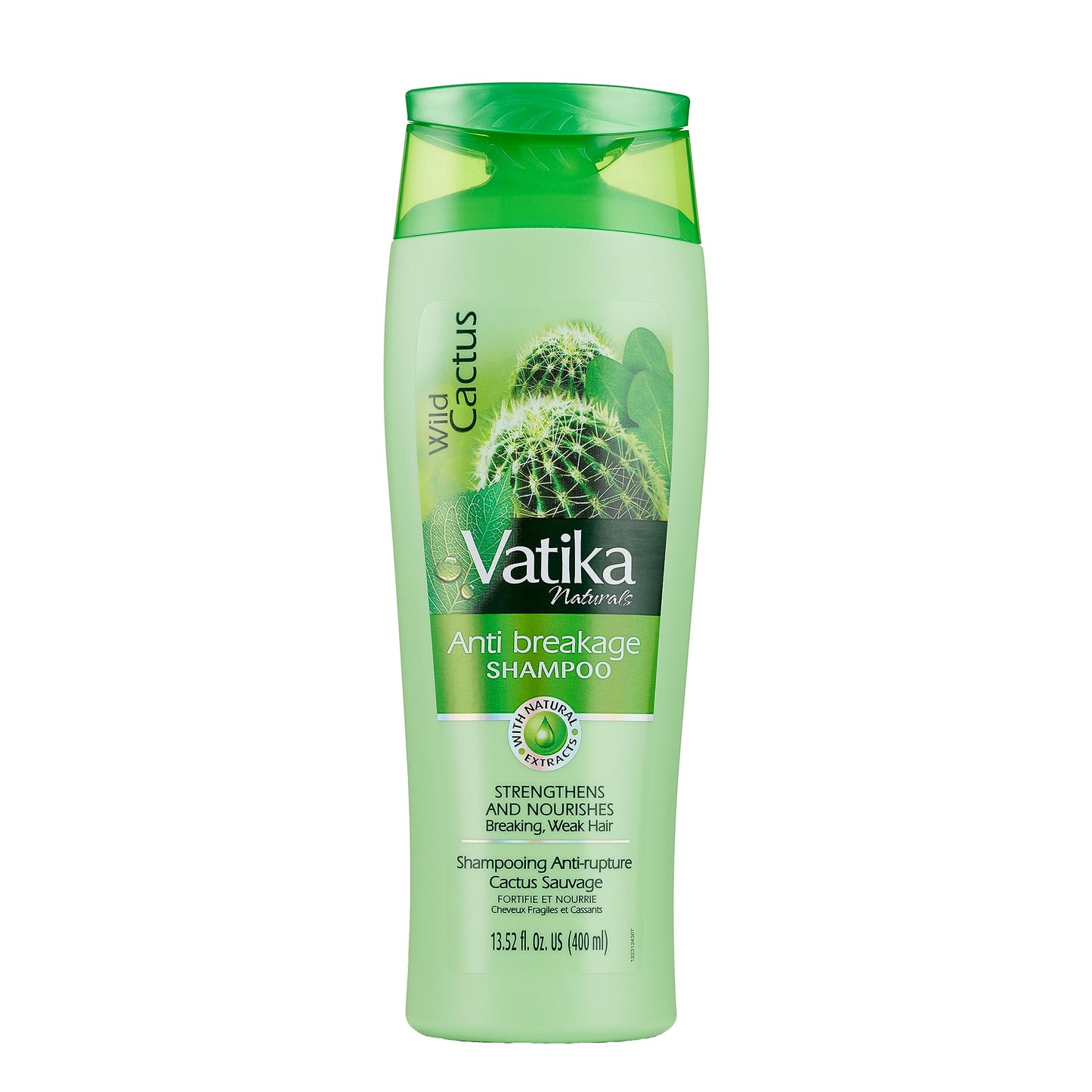 Vatika Naturals Daily Shampoo for Women - Nourish and Rejuvenate Your Natural Hair - Wild Cactus Strengthening & Moisturizing Ha