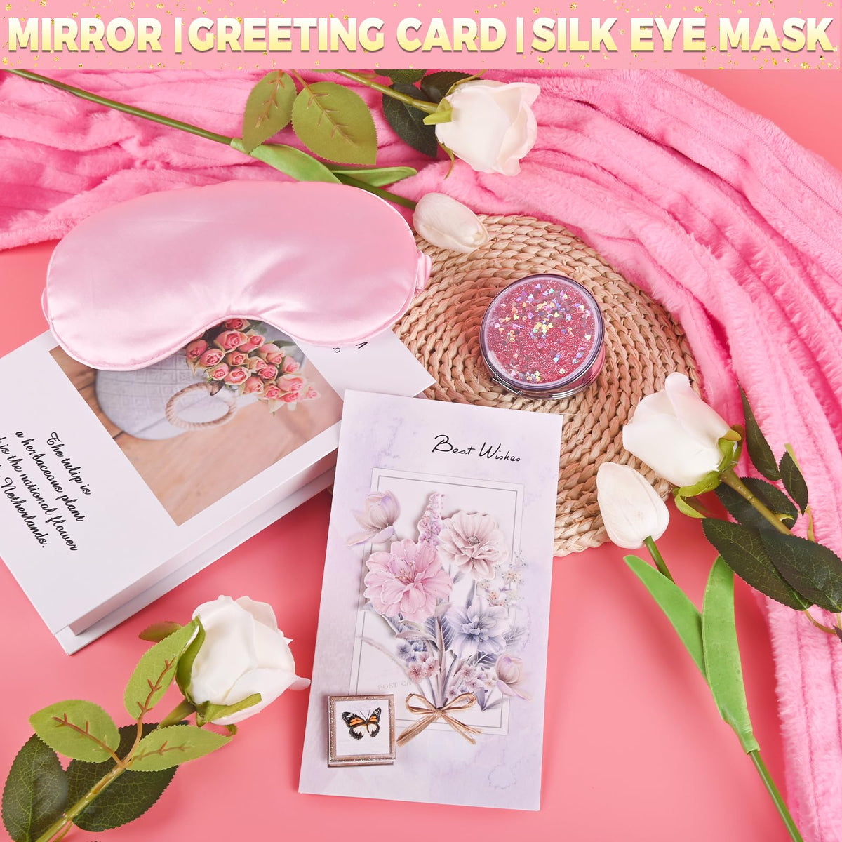 Self Care Gift Baskets for Women: Get Well Soon Care Packages with Blanket and Tumbler, Pink Gift Boxes Set for Girls, Mother, Sisters, Friends, and Cousins