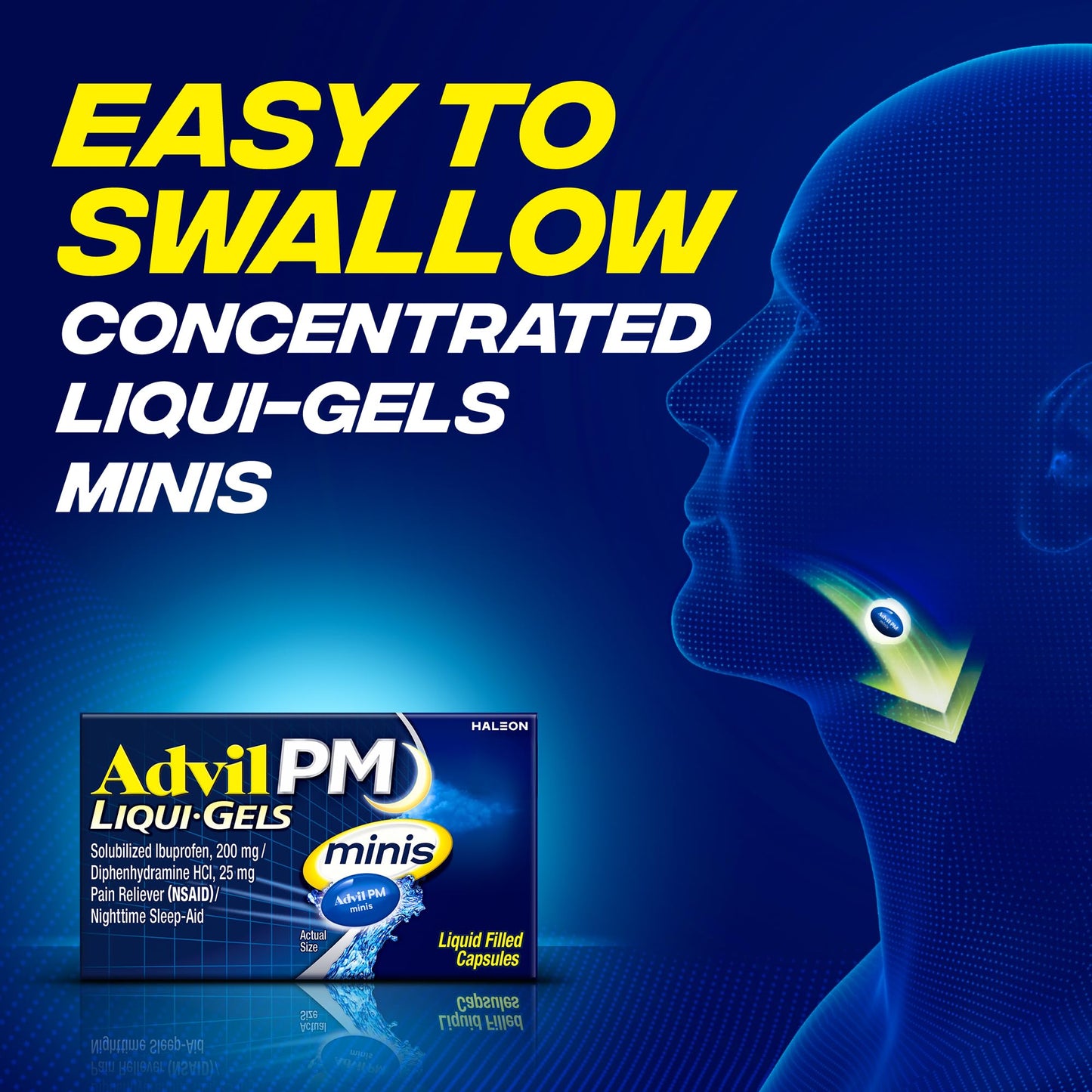 Advil PM Liqui-Gels Minis, 80 Liquid Filled Capsules