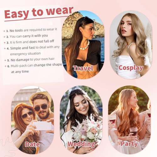 DIYOMO human hair clip in extensions Soft&Natural 120g 7pcs hair extensions real human hair clip insHair Straight&Invisible (16 Inch,#16/22)
