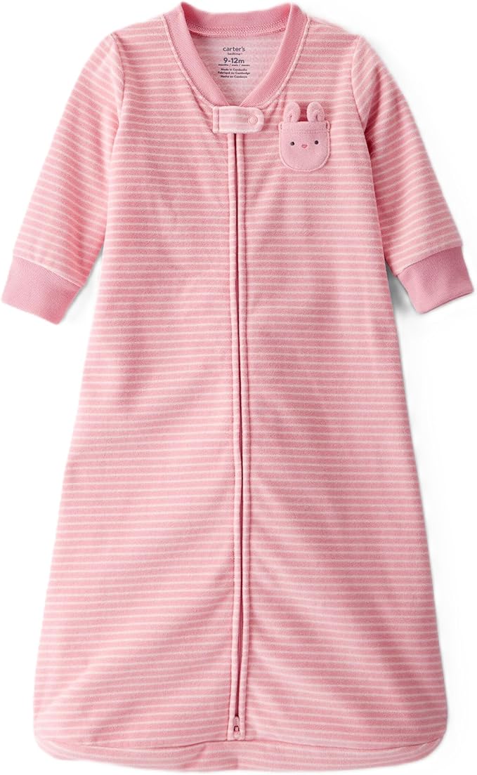 Carter's Unisex Baby Sleep Bag (Pink Bunny, 0-3 Months)