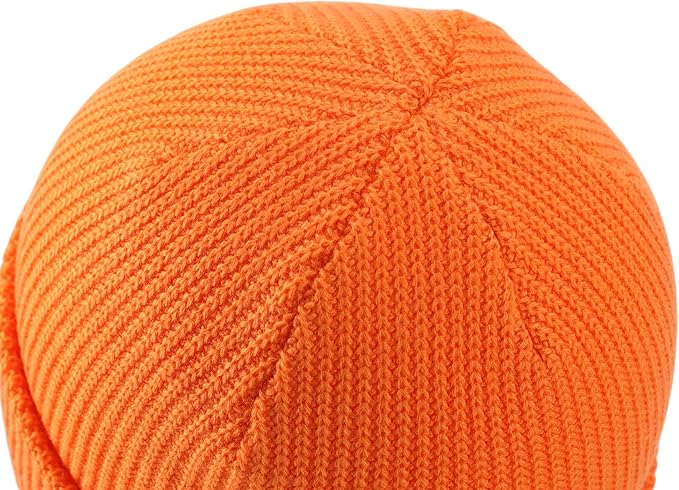 Connectyle Classic Double Layer Knit Beanie Hat Warm Thick Acrylic Winter Hats Daily Cuffed Beanies Watch Hat for Men Women