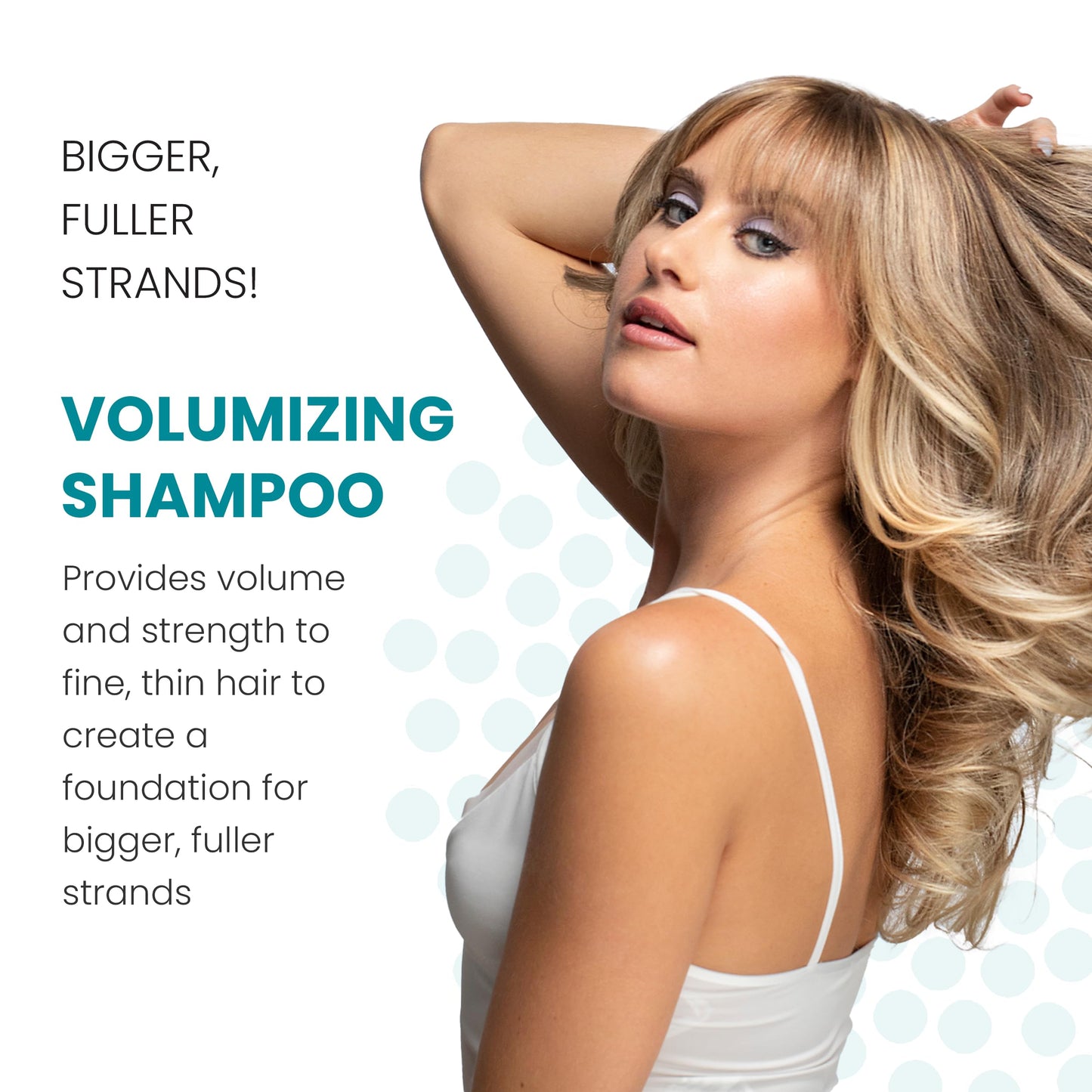 ALOXXI Hair Volumizing Shampoo - Hair Thickening Shampoo For Fine or Thin Hair - Olive & Grapeseed Oils For Color-Treated Hair -