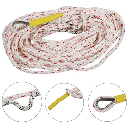 DorBuphan Boat Anchor 19 LBS with Anchor Rope, Hot-Dipped Galvanized Folding Box Anchor, Boat Slide Cube Anchor Suitable for Boats up to 20' - 30’