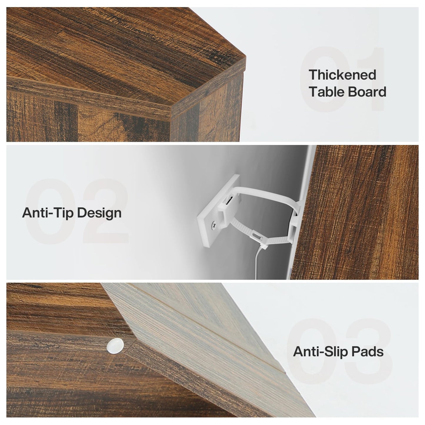 Tribesigns 63" Light Wood Console Table with LED, Sofa Table Behind Couch, Entryway Hallway Foyer Display, Long Narrow Design for Living Room (1, Brown)