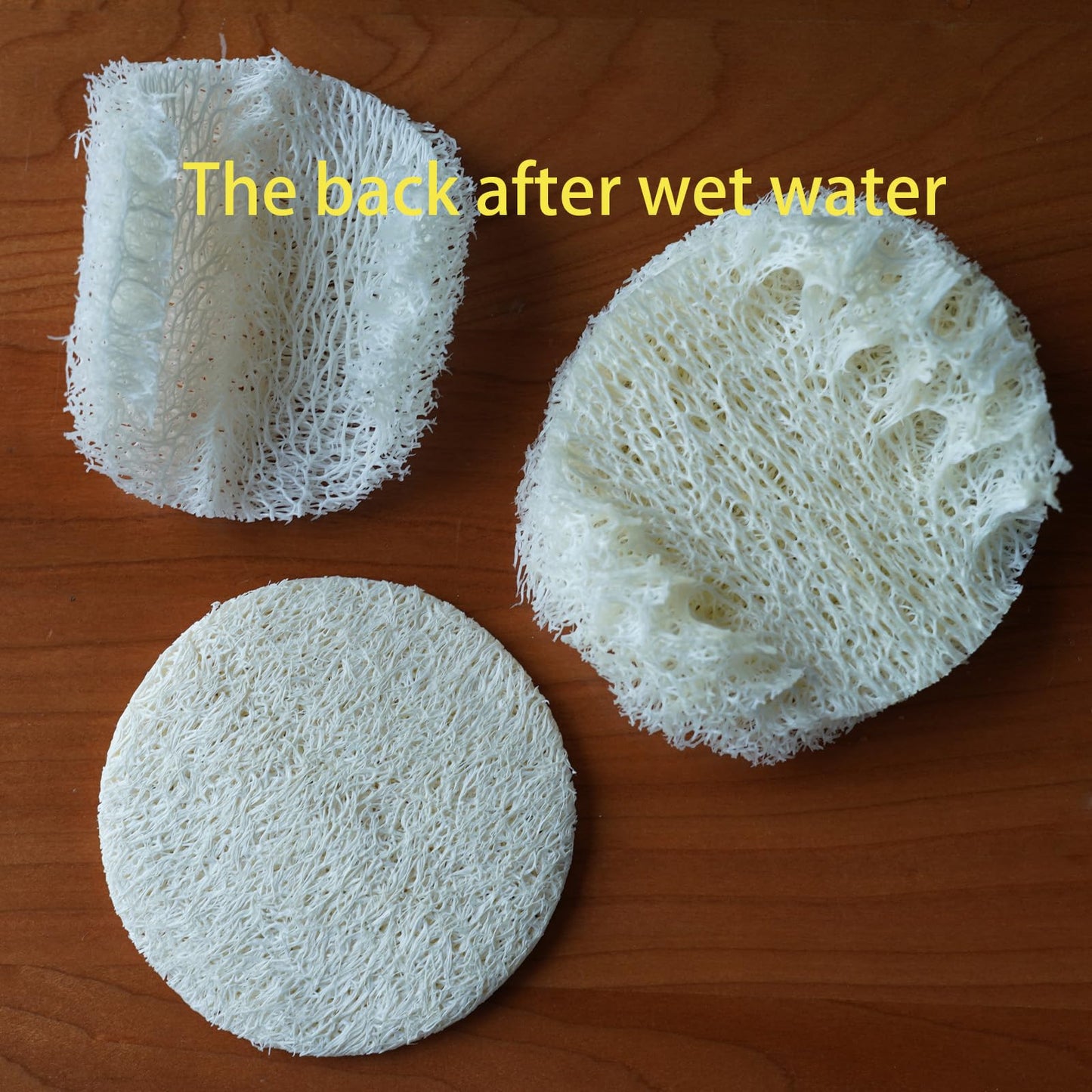 30 pcs Exfoliating Loofah Face Pads Diameter for 2.75'' Natural Facial Body Scrubbers Facial Brush for Massage Face Cleaning Mak