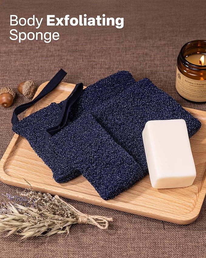 Yiclick Soap Savers for Bar Soap, Soap Bags for Soap Bars, Soap Loofah Pouch, Bar Soap Holder for Shower Bath, Soap Loofah Sponge, Soap Mesh Net Sock Exfoliating Body Scrubber Washcloth Cloth