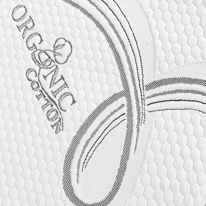 FoamRush 6" Bunk (36" x 72") Soft, Fitted, Zippered Mattress Cover Replacement, Premium Cotton, Waterproof, Non Skid Bottom, Mattress Pad Cover, Mattress Not Included