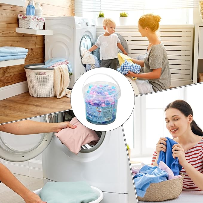 Laundry Detergent Pods – 40 Tablets Deep Cleaning Laundrys Soap Beads | Laundry Pods With Scented Beads Stain Removal, Color Protection & Fabric Softening